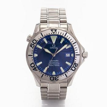 Omega, Seamaster, "Electric Blue", Diver 300M, armbandsur, 41 mm.