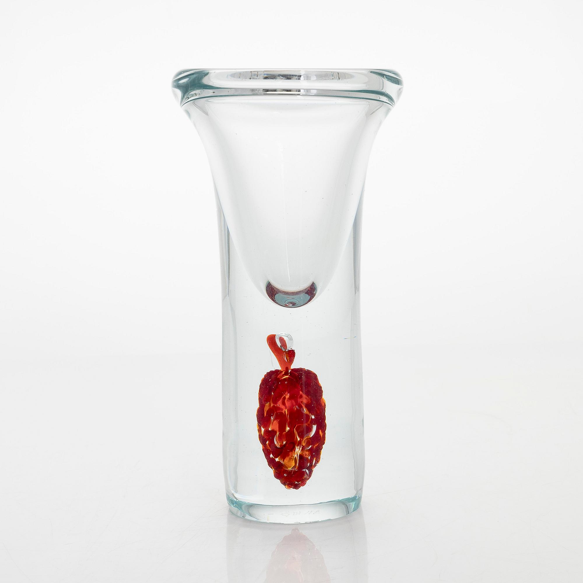 Joonas Laakso, glasskulptur, signerad Joonas Laakso.