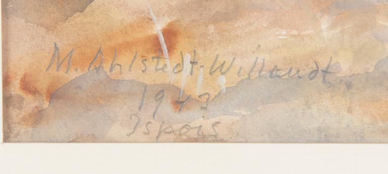 Margareta Ahlstedt-Willandt, "Ispois". (Åbolands skärgård).