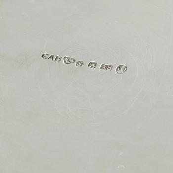 A collection of silver, 7 pcs, i.a needle dishes, 19th-20th century. Weight 335 g.