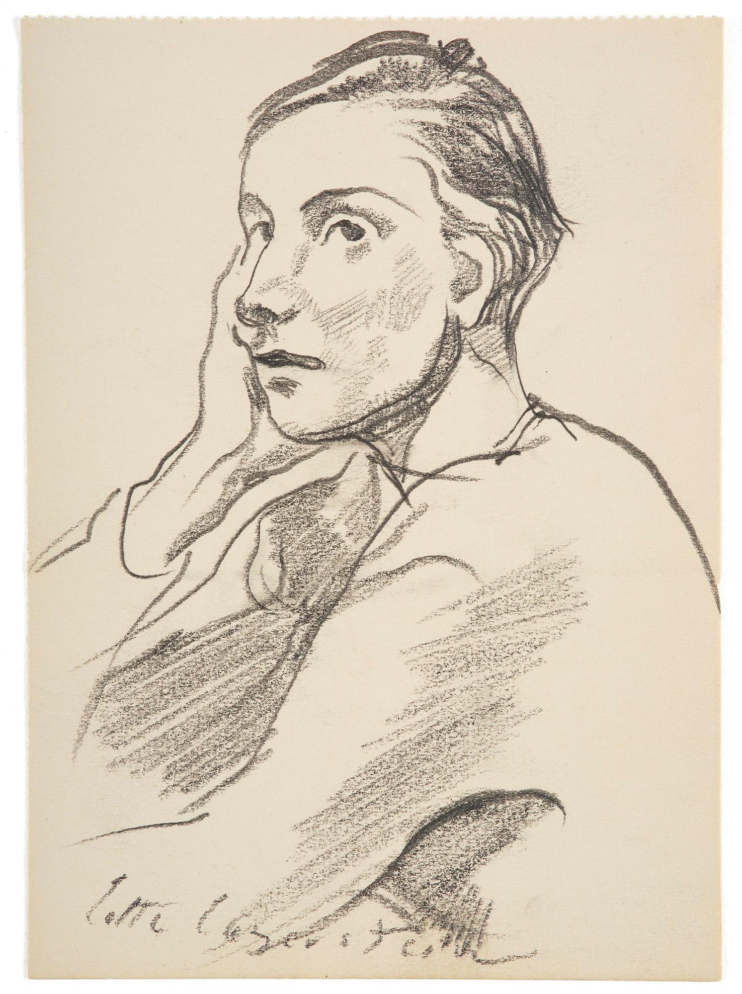 Lotte Laserstein, Thinking Traute.