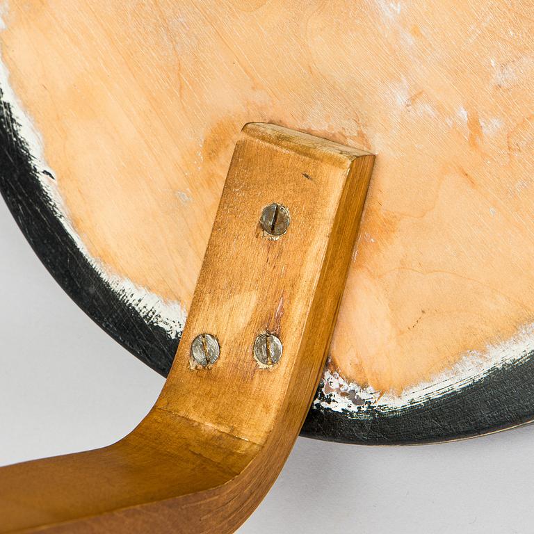 Alvar Aalto, a 1930s '60' stool for OY Huonekalu- ja Rakennustyötehdas A.B. Finland.