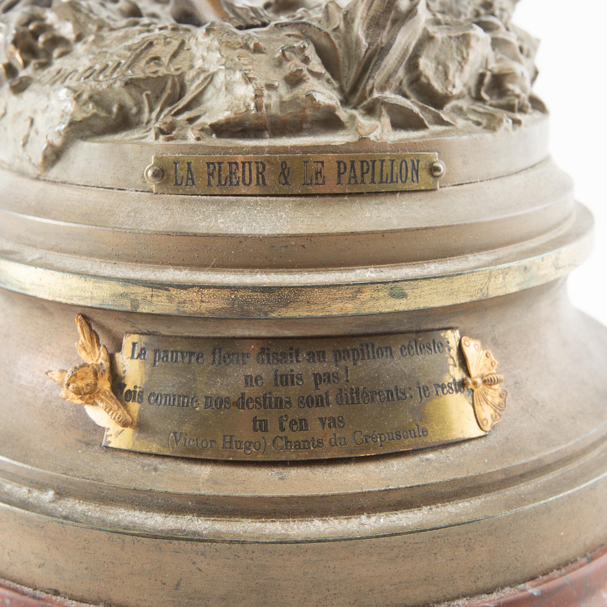 Ernest Rancoulet, efter skulptur "La fleur et le papillon".