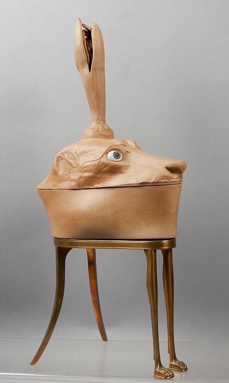 SKULPTUR, "Anubis". Paul Wunderlich, keramik, Rosenthal.