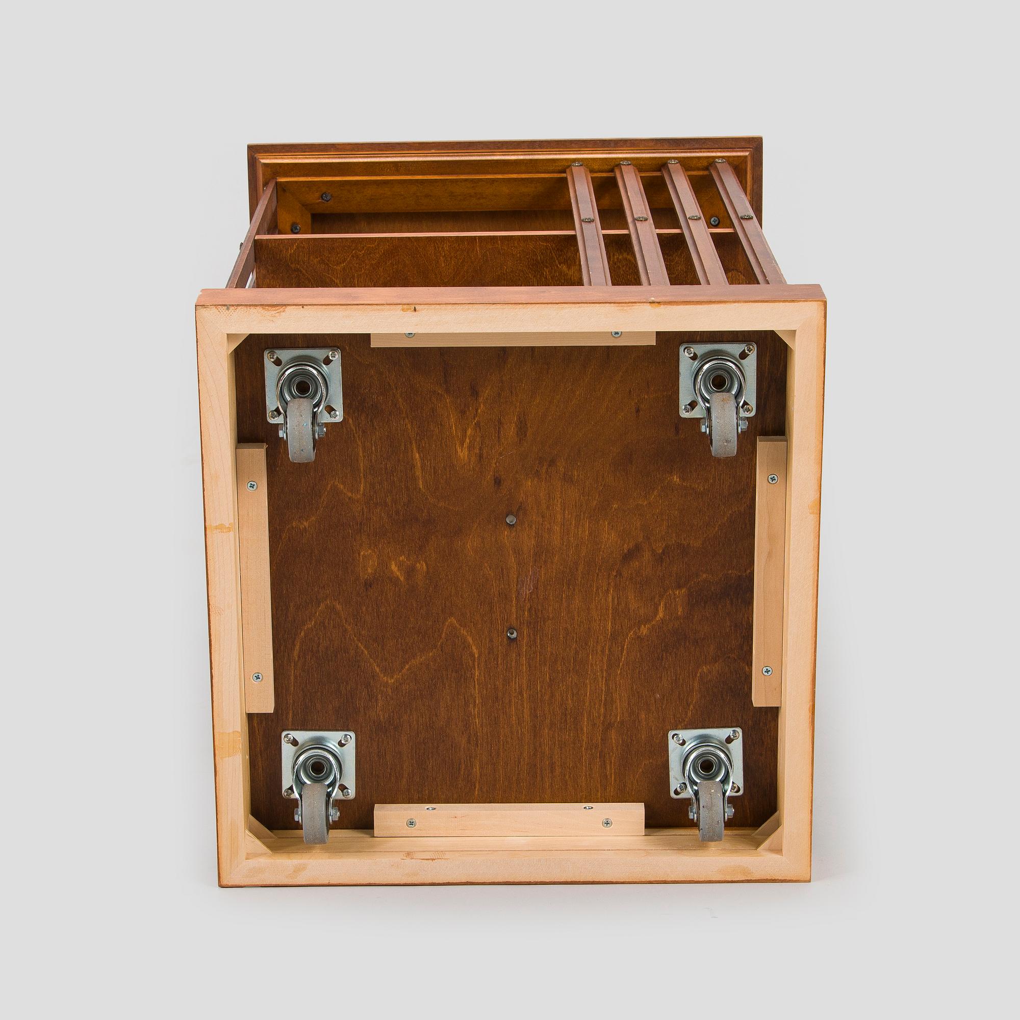 A revolving bookcase, Boknäs, Finland, around year 2000.