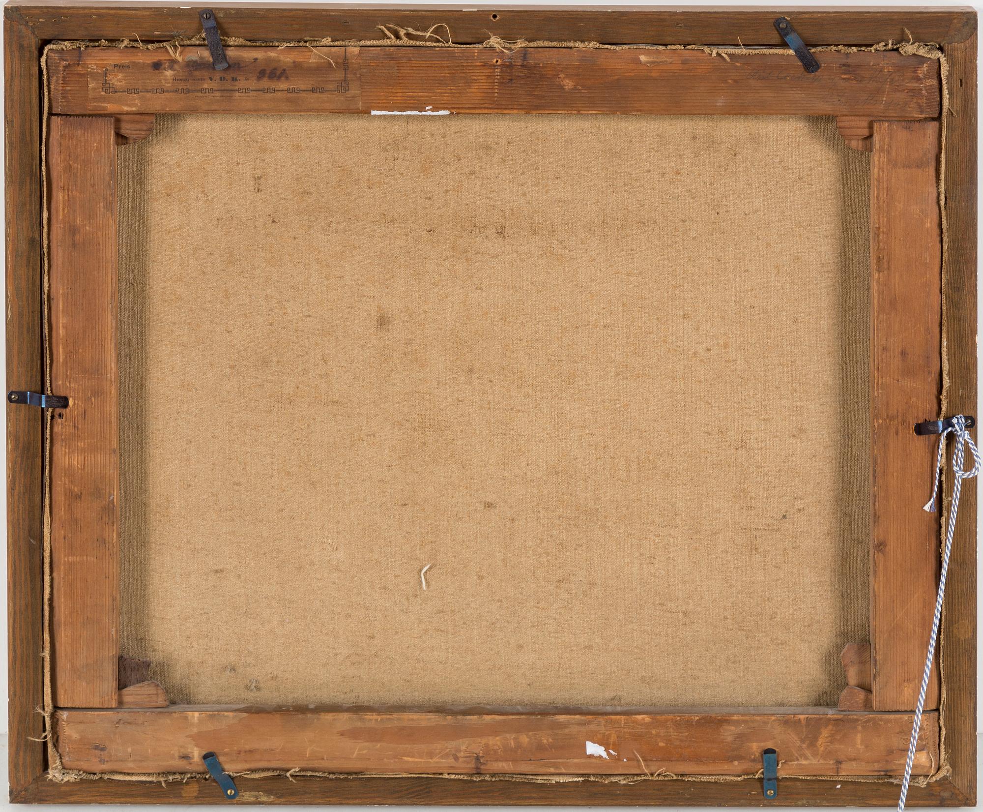 PETER JOSEPH MINJON, attributed to, oil on relined canvas, a pair, bears signature P.J. Minjon and dated 1864 and 186?.