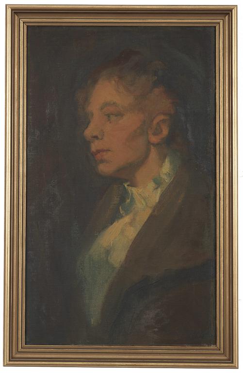 ARON GERLE, oil on canvas, signed.