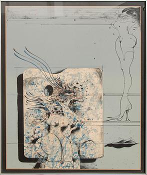 Ardy Strüwer, färglitografi, signerad, numrerad 30/150.