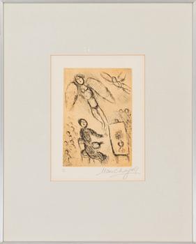 MARC CHAGALL, PLATE 11 UR "PSAUMES DE DAVID".