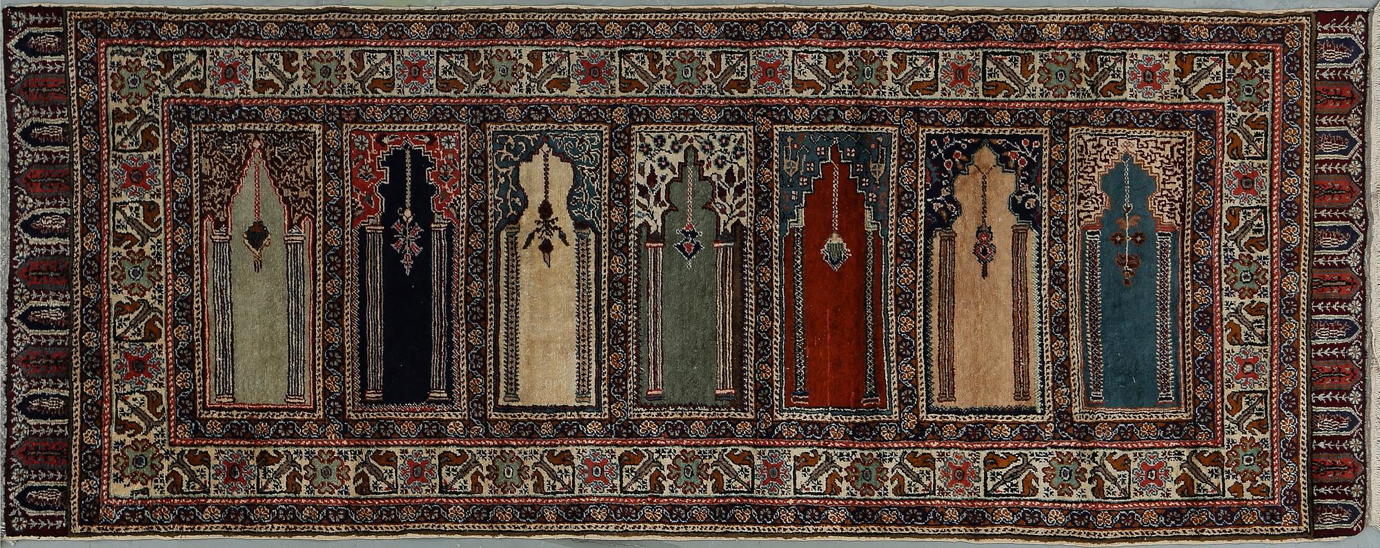 MATTA, old, Kayseri Saff, ca 228x90 cm.