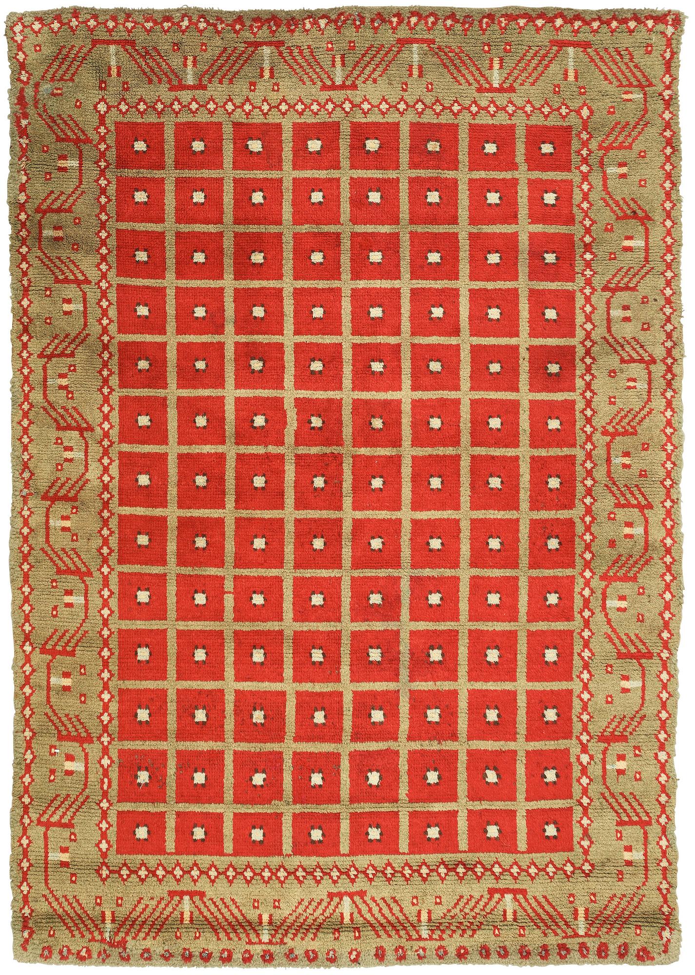 RYA. 187 x 142 cm. Finland 1800-talets förra hälft.