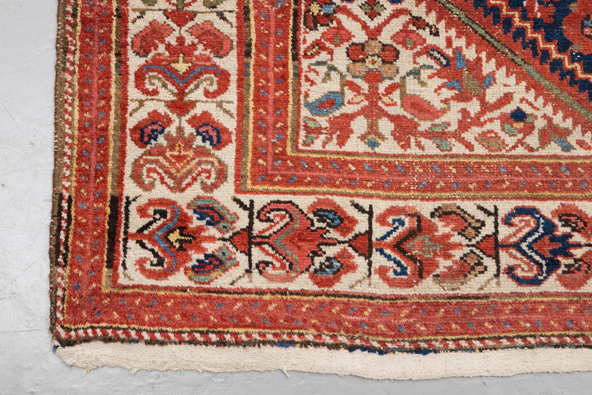 A runner, antique, Malajir, ca 510 x 147 cm.
