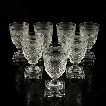 22 'Kent' glasses, Kosta.