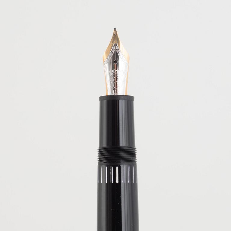 A Mont Blanc Fountain Pen.