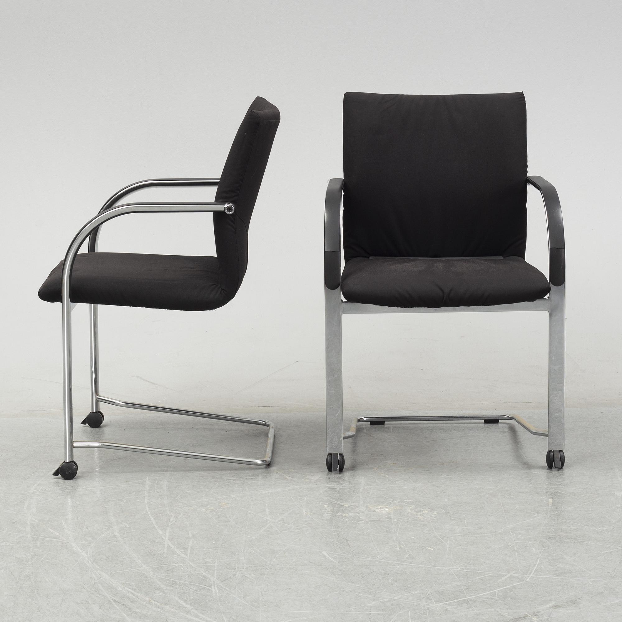 Burkhard Vogtherr, a set of five 'Independence' chairs for Fritz Hansen.