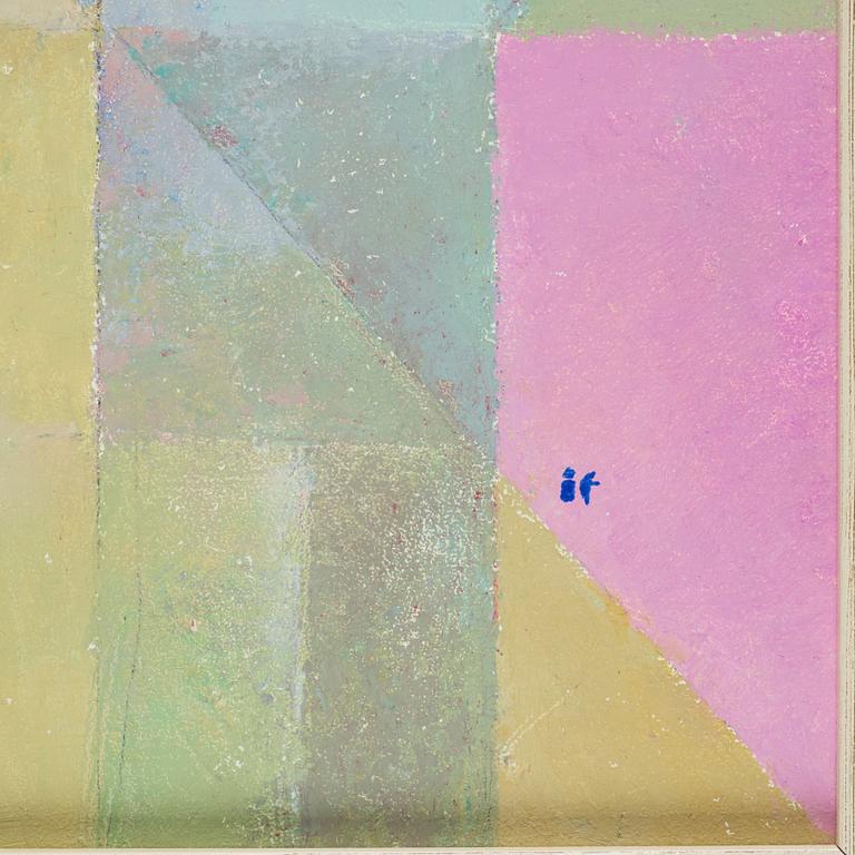 Ingegerd Torhamn, olja på pannå, signerad.