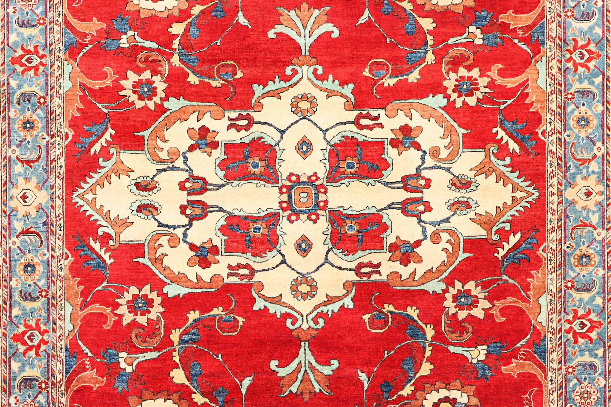 A Kazak carpet, c. 354 x 266 cm.