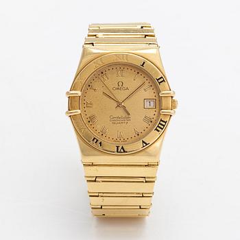Omega, Constellation, chronometer, wristwatch, 32.5 mm.