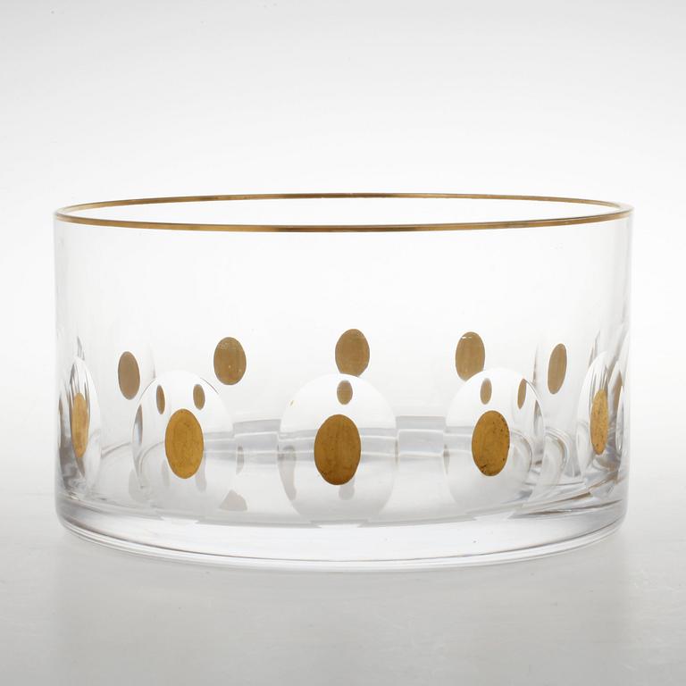 SKÅL, glas, Mona Morales-Schildt. Kosta, 1900-talets andra hälft, signerad.