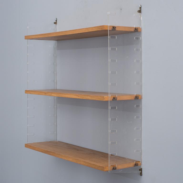 HYLLA, Stringhylla, "The Ladder Shelf", Stringplex, design Nils Strinning, 1900-talets mitt.