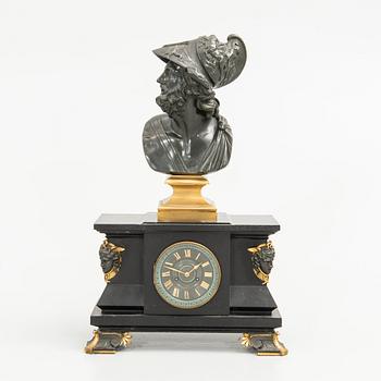Table pendulum clock, Paris, late 19th century.