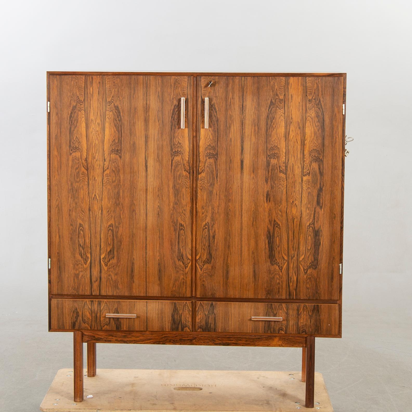 Axel Christensen, barskåp Odder Möbelfabrik, Danmark, 1960-tal.