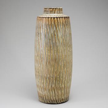 A Gunnar Nylund stone ware floor vase "Rubus", Rörstrand.