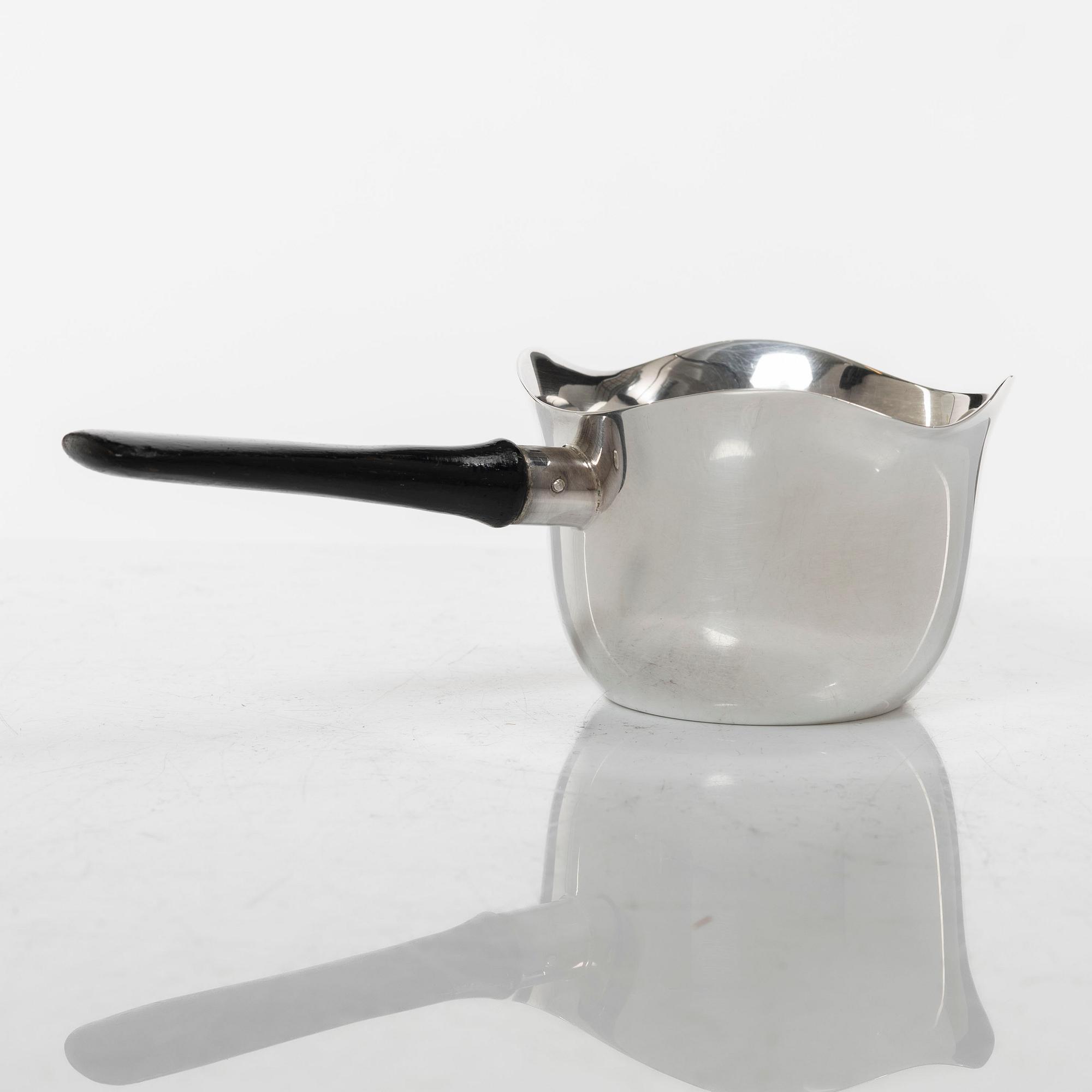 A 20th century sterling silver ladle, Swedish import marks.