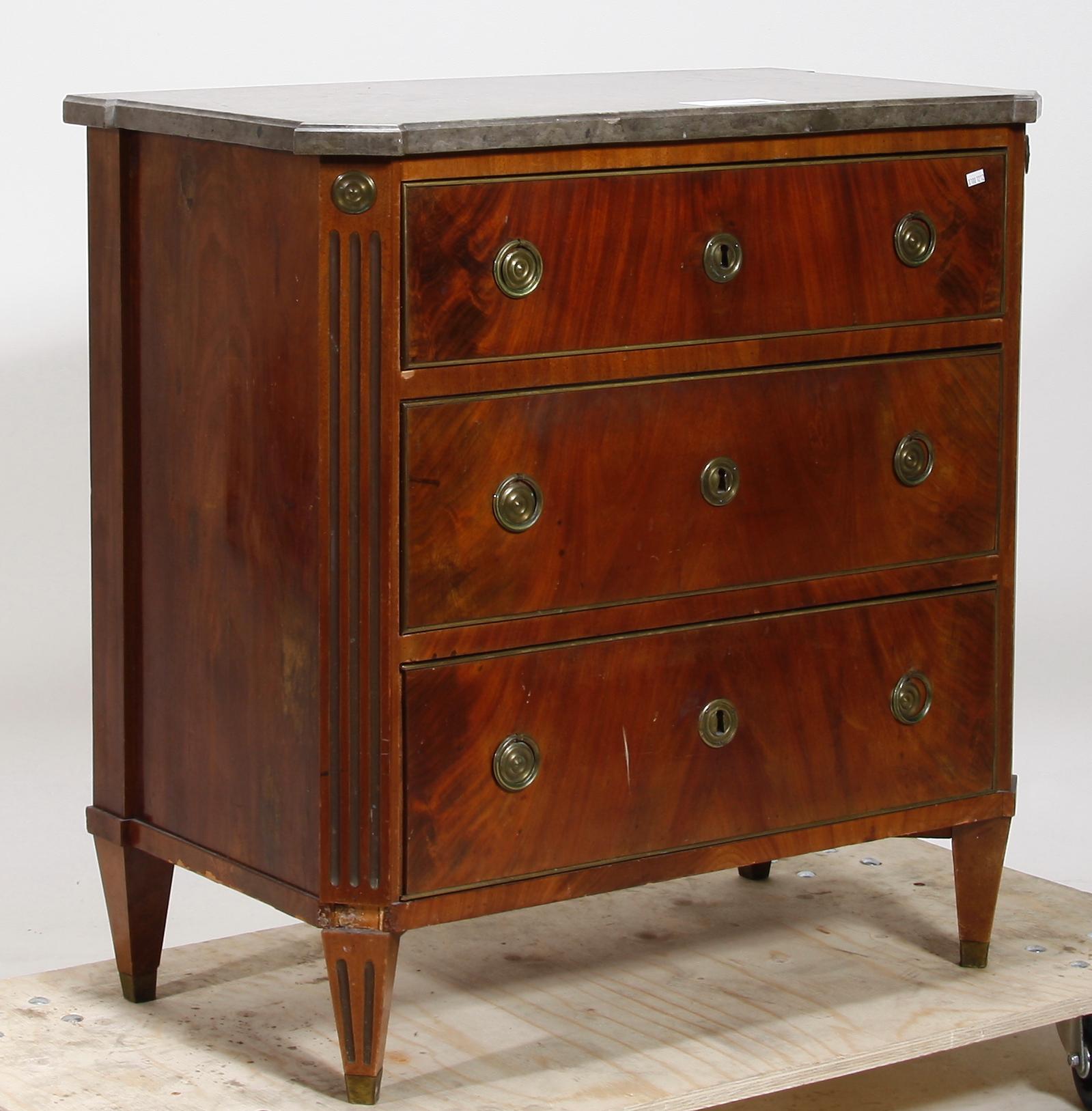 BYRÅ. Sengustaviansk stil, 1800-tal.