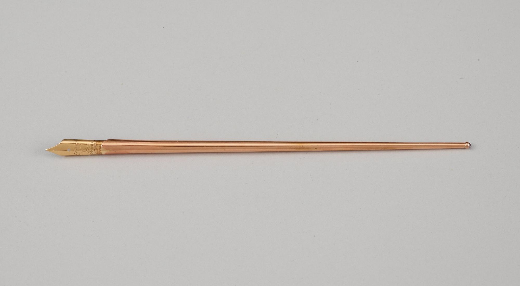 PENNSKAFT, guld, FABERGÉ, S:t Petersburg 1800-talets slut.
