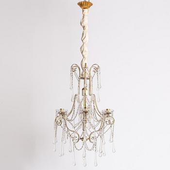 Chandelier, probably Italy, 1960s/70s.