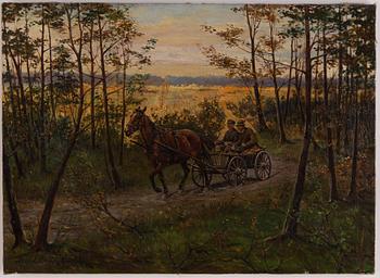 Karol Kowalski-Wierusz, oil on canvas, signed.