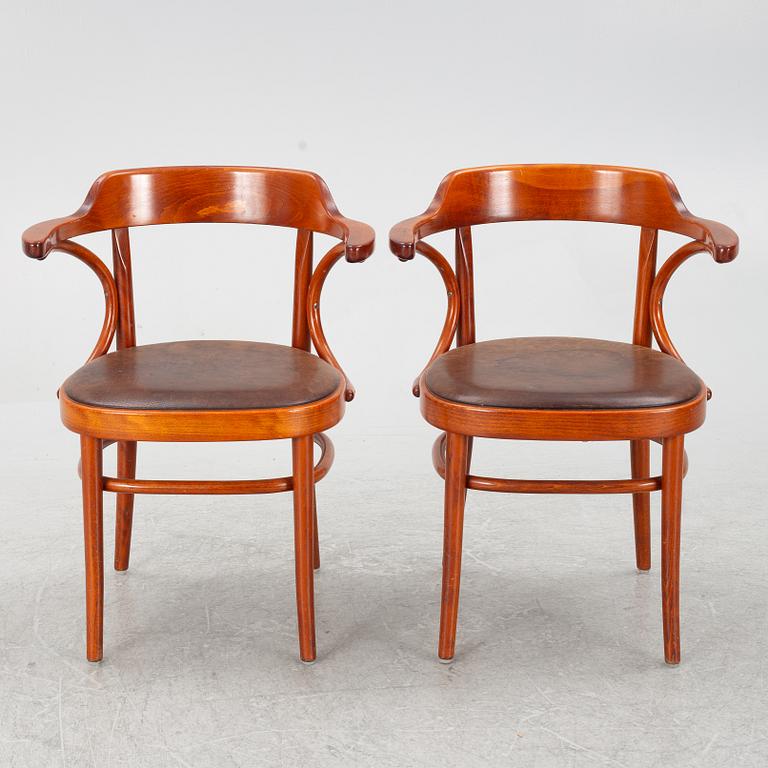 A set of seven 'Cattelin' chairs, Gemla, late 20th century.