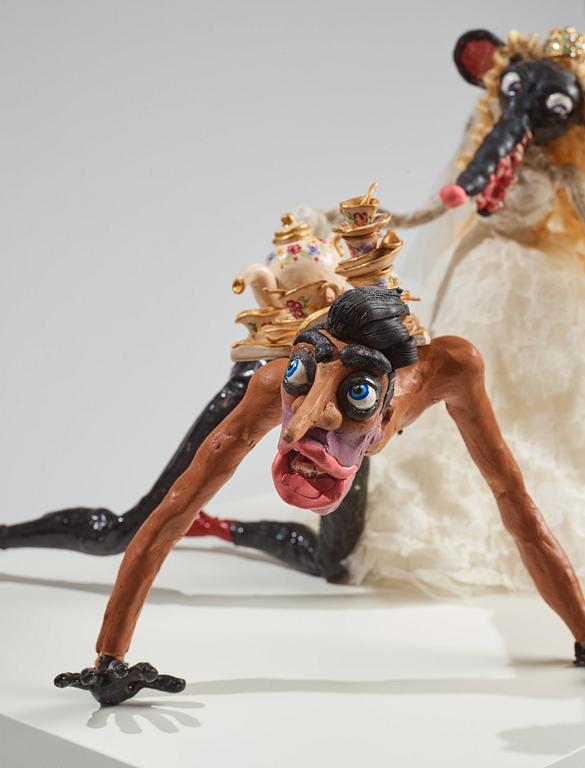 Nathalie Djurberg & Hans Berg, "The Brain Has Corridors - Rat Bride".