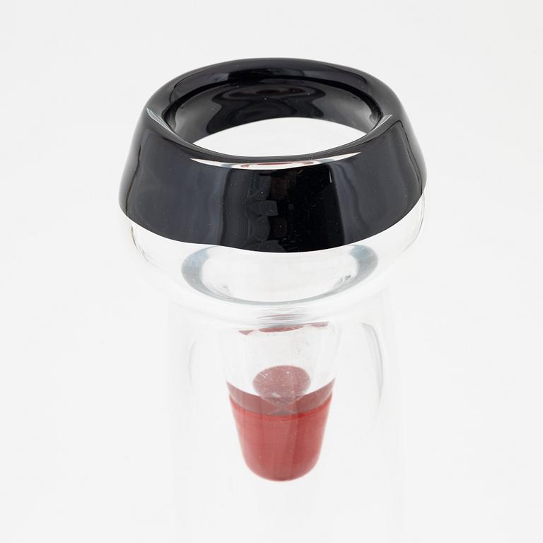 Matz Borgström, a glass sculpture, Orrefors, Sweden.