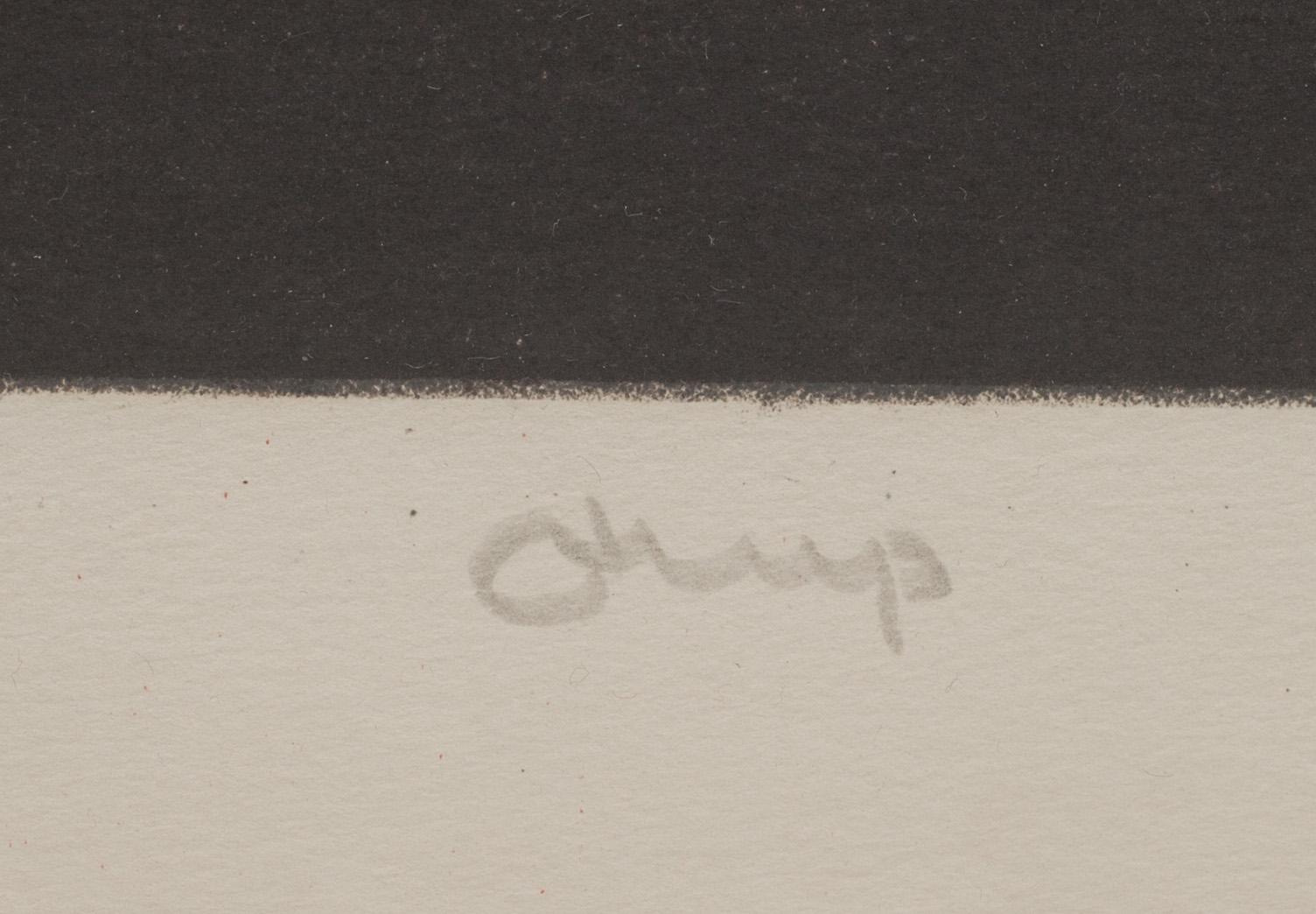 BENGT ORUP, färglitografi, signerad och numrerad 189/250.