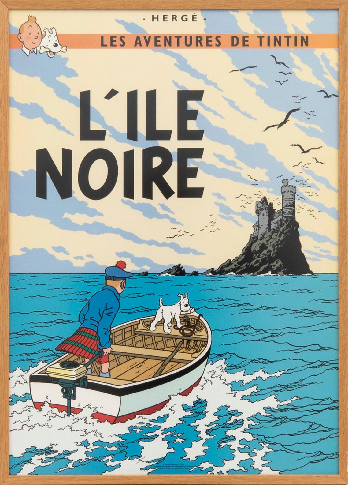 Hergé, offset 24 st "Tintin".