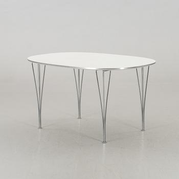 BRUNO MATHSSON OCH PIET HEIN, bord, "Superelips", Fritz Hansen, Danmark 1900-talets senare del.