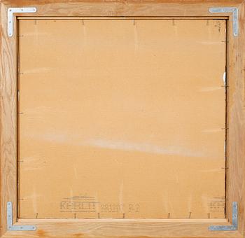 ERNST BILLGREN, oil on panel with mosaic frame signed EB.