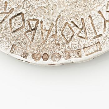 Inga-Britt "Ibe" Dahlquist, a pendant, silver, Visby 1984.