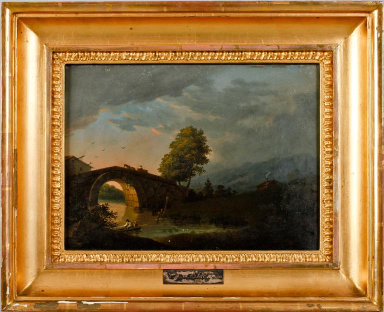 JOSEPH MAGNUS STÄCK, efter, 1800-tal, olja på duk.