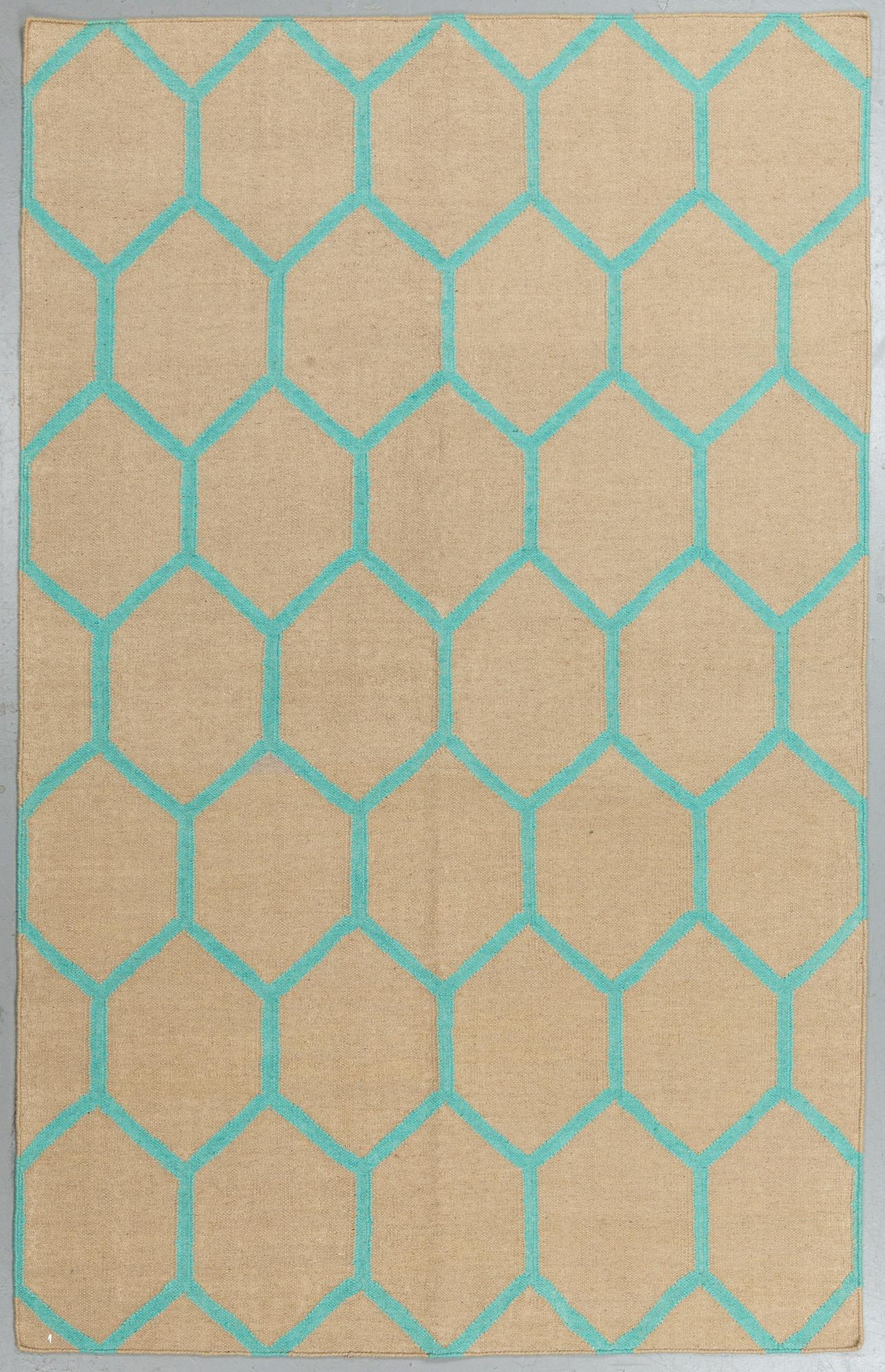 A CARPET, flat weave, ca 244 x 151 cm.