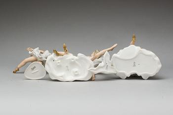 FIGURINER, 4 st, porslin, Wallendorf.