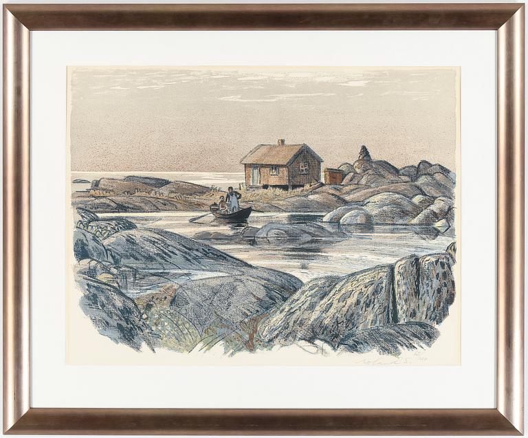 ROLAND SVENSSON, färglitografi, signerad och numrerad 62/250.