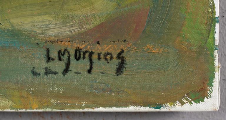 IVAR MORSING, oil on canvas, stamped signature.