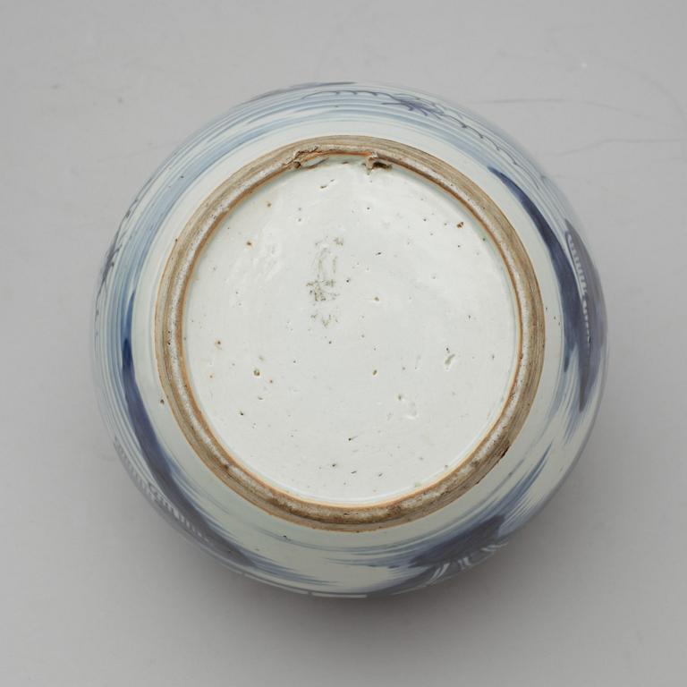 BOJANER, 2 st, snarlika, porslin, Kina, 1800-tal.