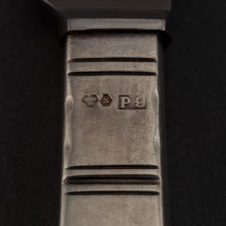 Jacob Ängman, a part silver cutlery 'Rosenholm', GAB, Stockholm 1959-65. (36 pieces).