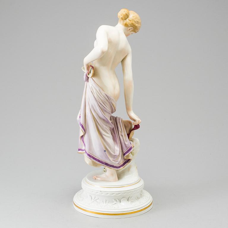 A porcelain figurine, Meissen, ca 1900.
