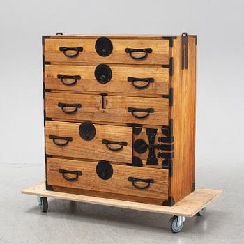 A Japanese Tansu/chest, 20th Century.
