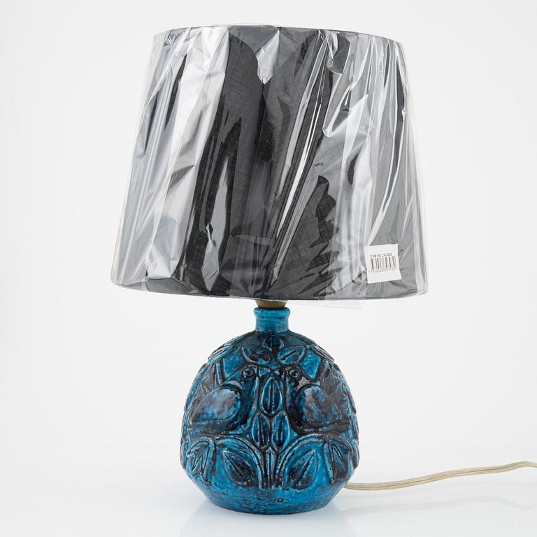 Charlotte Hamilton, bordslampa, chamotterat stengods, Rörstrand.